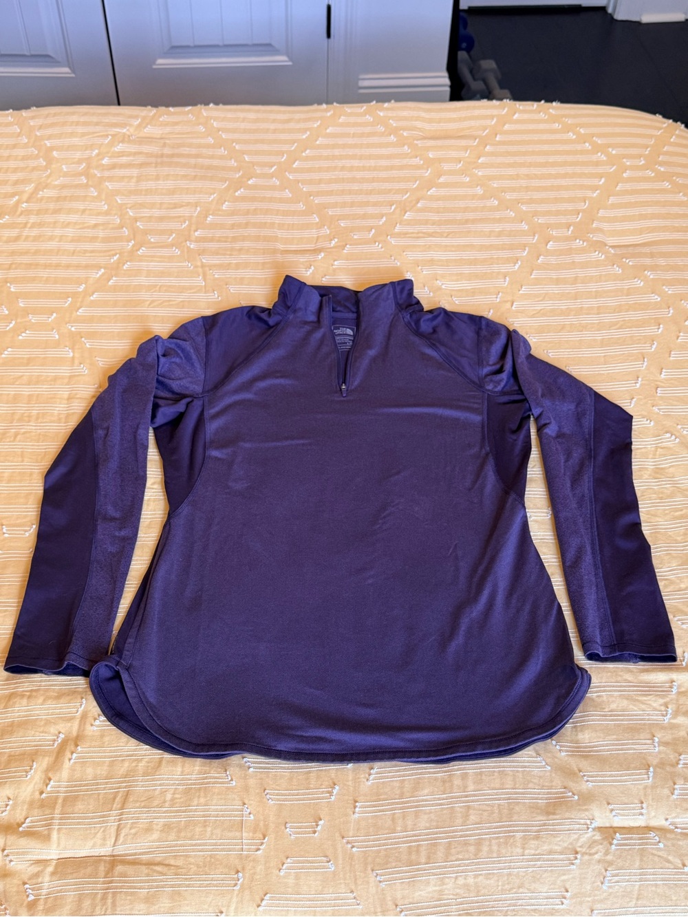 The North Face Women's Purple Quarter-Zip Pullover